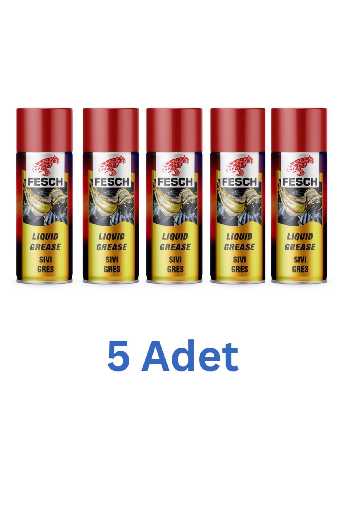 Silikon Sprey – 400 ml, Kaydırıcı ve Koruyucu Bakım Spreyi - 5 ADET Silikon Sprey – 400 ml, Kaydırıcı ve Koruyucu Bakım Spreyi - 5 ADET